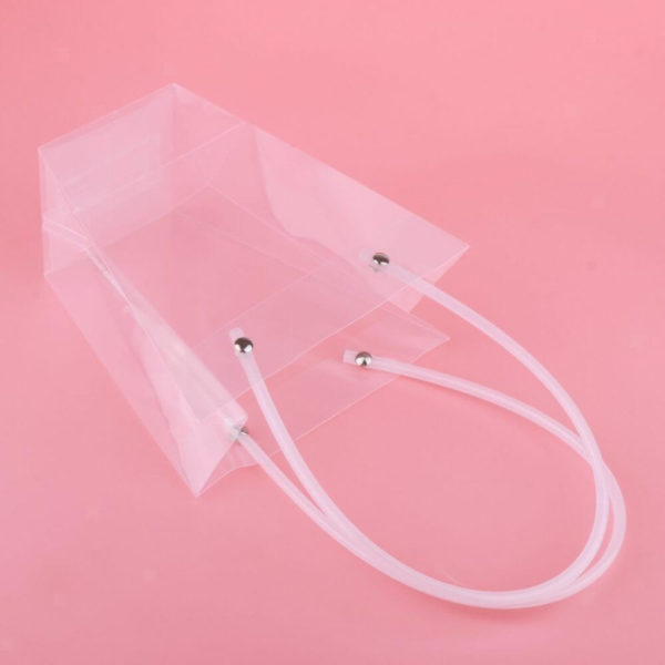 Clear Bouquet Carrier Bag